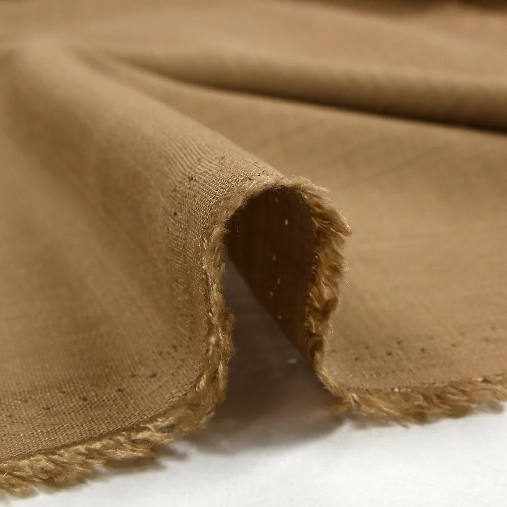 Viscose tissée café au lait - Image 4