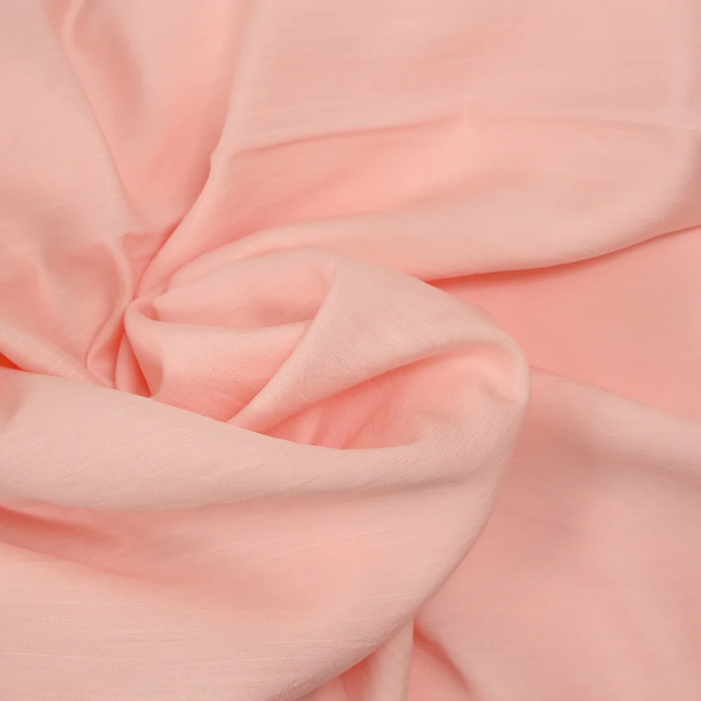 Viscose unie Andrea rose - Image 2