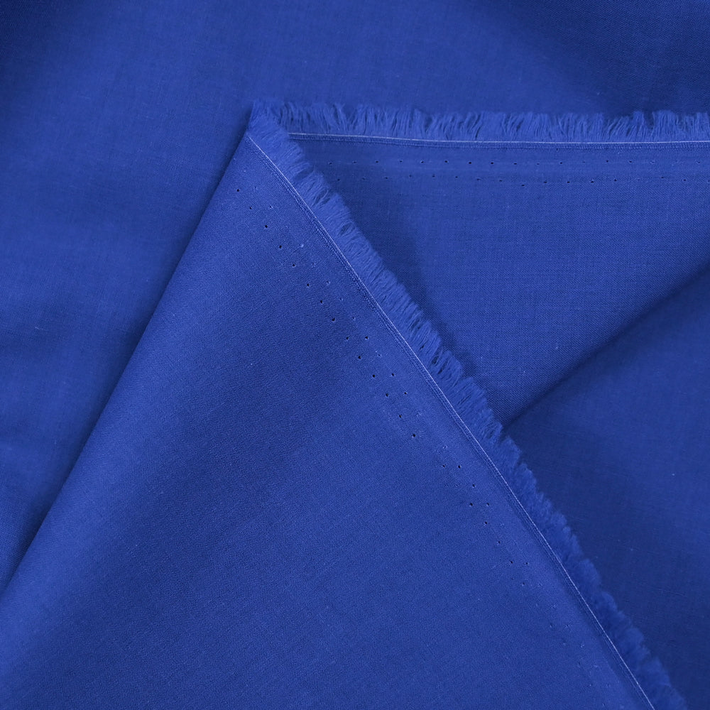 Voile de coton Alicia bleu saphir - Image 3