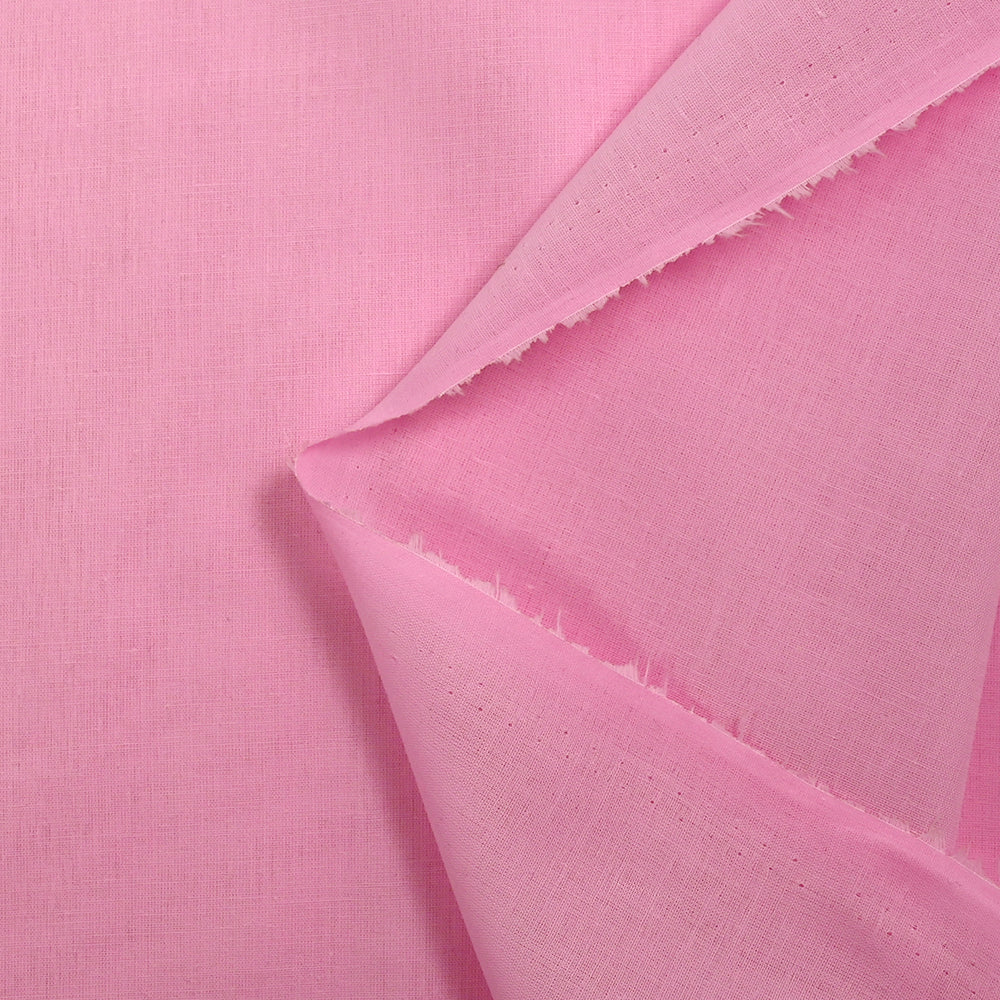 Voile de coton rose barbie - Image 3