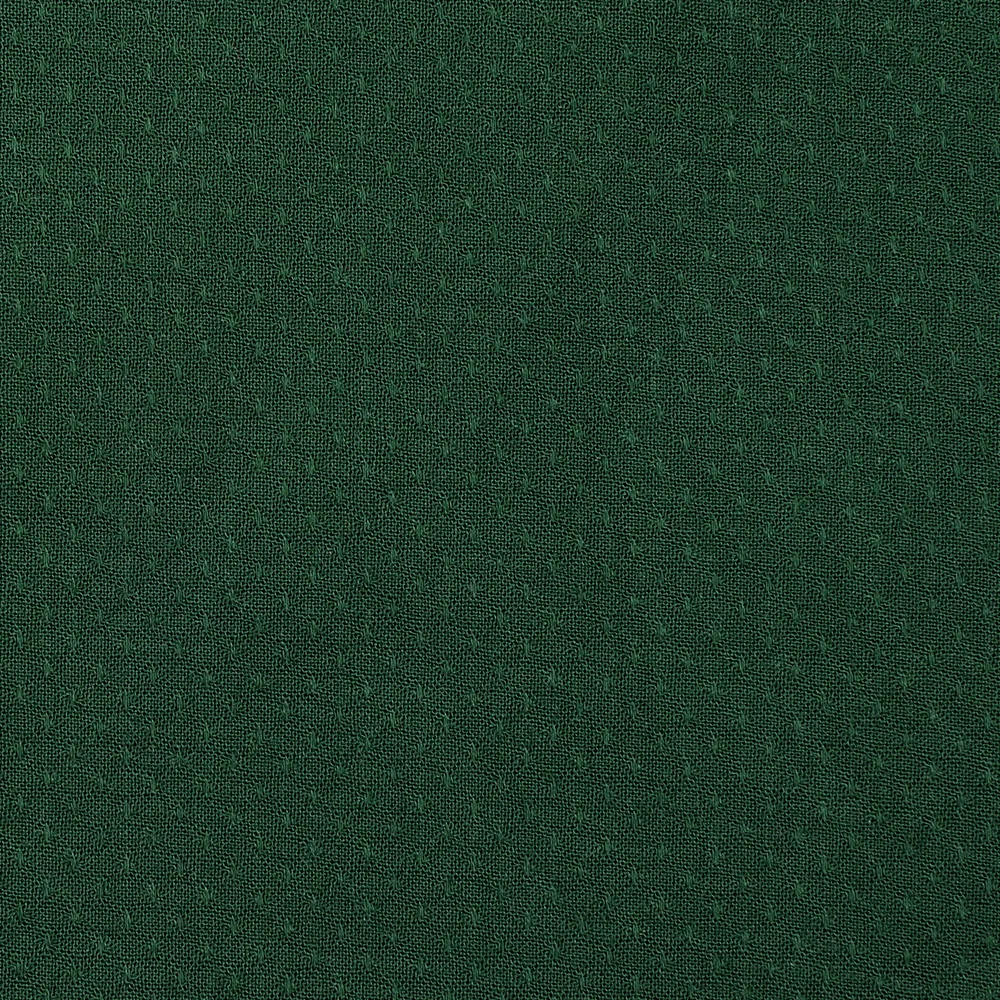 Voile de viscose jacquard satiné Sana vert forêt - Image 4