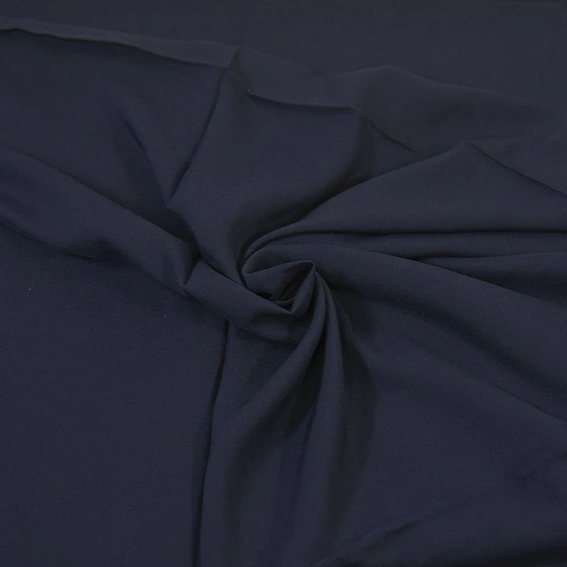 Voile viscose bleu nuit - Image 3